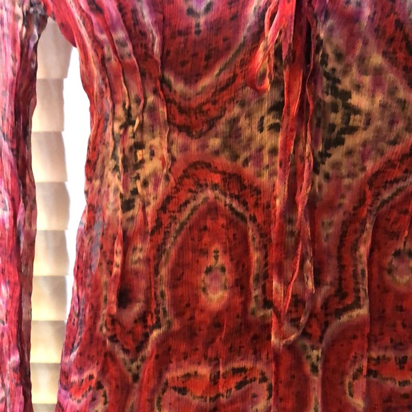 Sports girl-100%silk with laces up bodice in amazing colours-my pick of the day - Picture 4 of 9